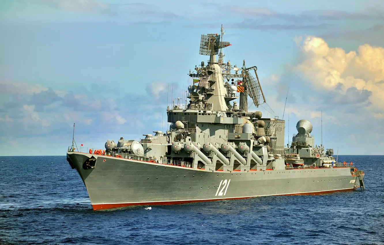 Photo wallpaper Moscow, cruiser, rocket