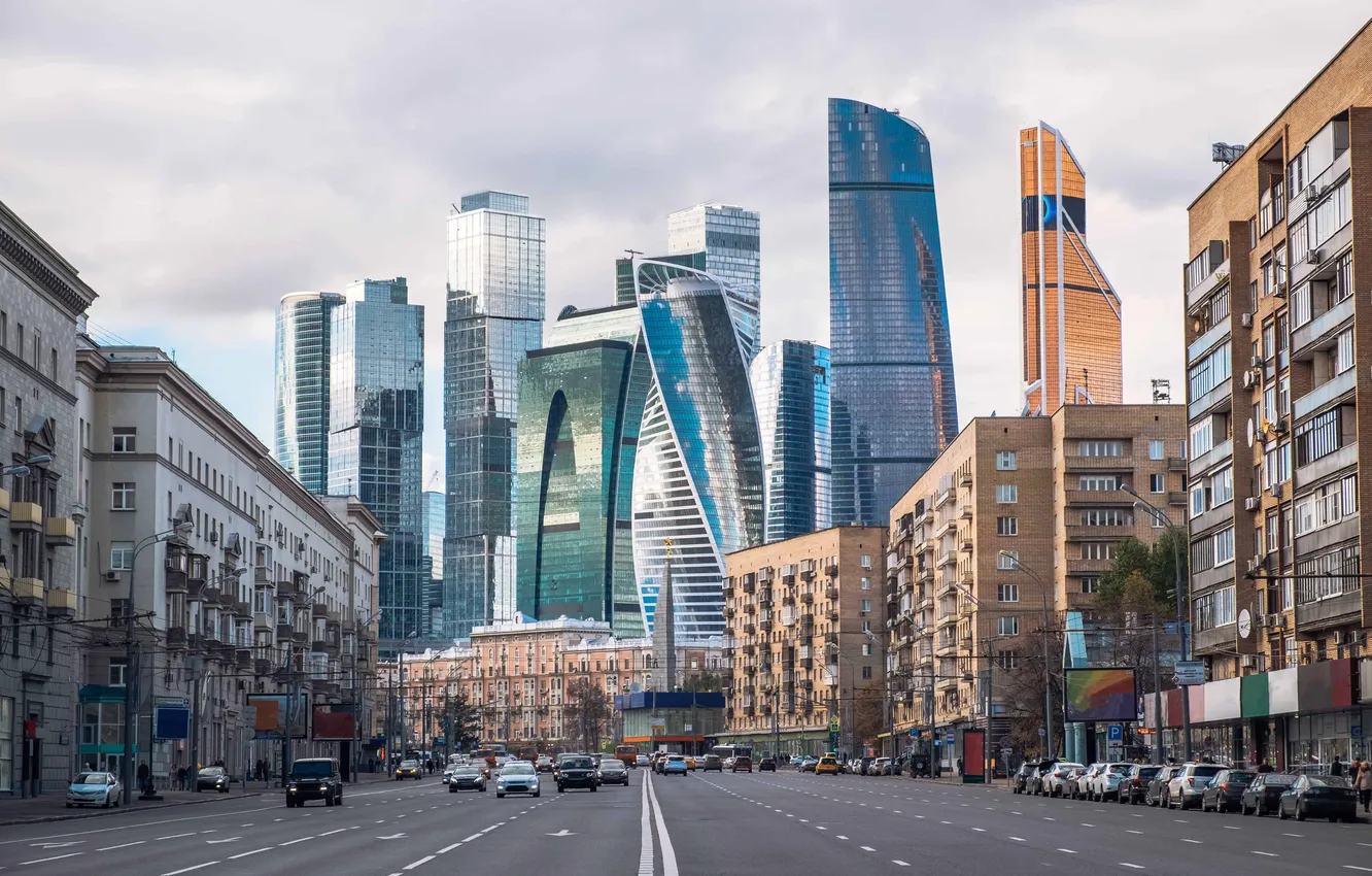 Photo wallpaper Russia, Moscow, Russia Architecture, business center