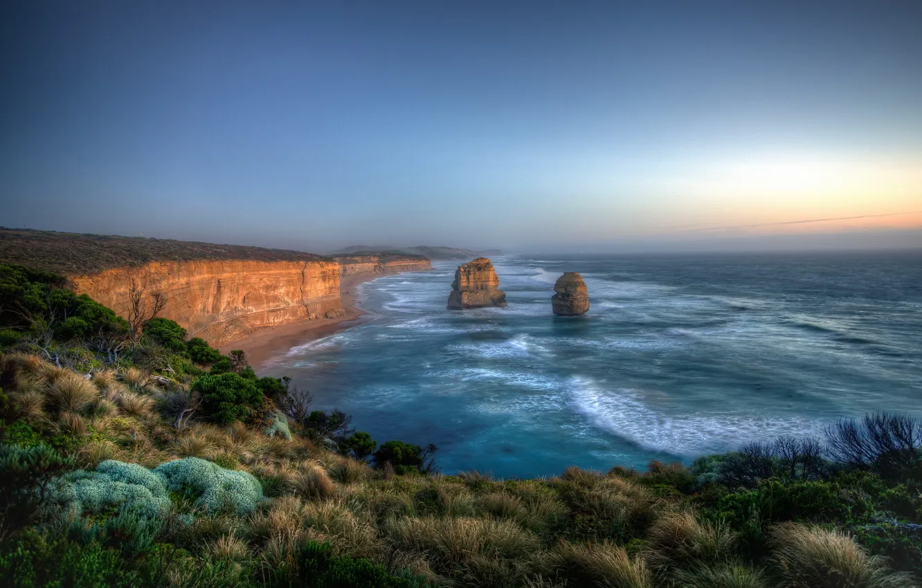 Photo wallpaper road, ocean, great