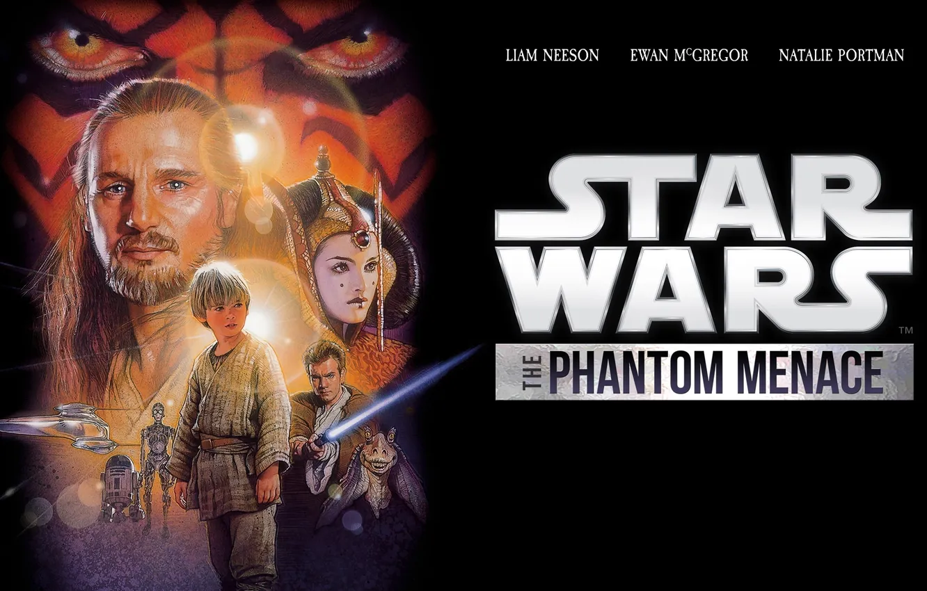 Photo wallpaper Star Wars, Neeson, Phanton