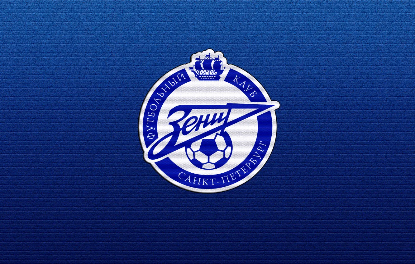 Photo wallpaper blue, Zenit, emblem, Zenit, Football club