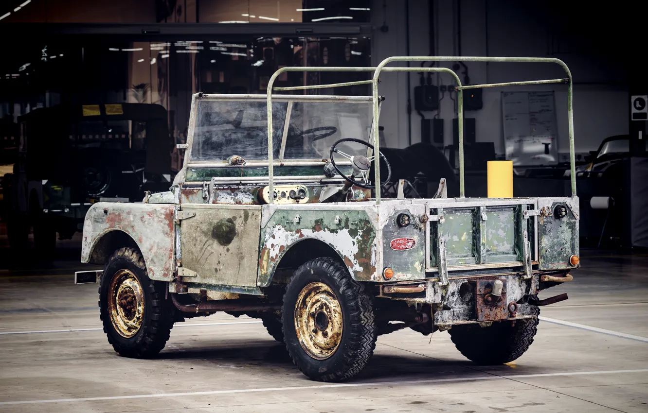 Photo wallpaper Land Rover, body, frame, 1948, Series I, L 07