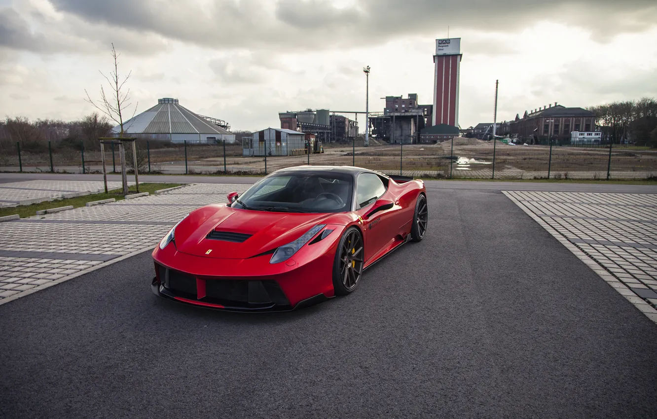 Photo wallpaper Ferrari, Ferrari, 458, Italia, Prior-Design, PD458