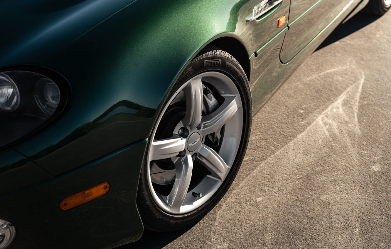 Photo wallpaper Aston Martin, wheel, DB7, Aston Martin DB7 GT