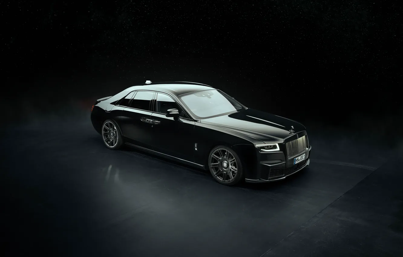 Photo wallpaper Rolls-Royce, Ghost, rolls Royce, luxury car, Rolls-Royce Black Badge Ghost