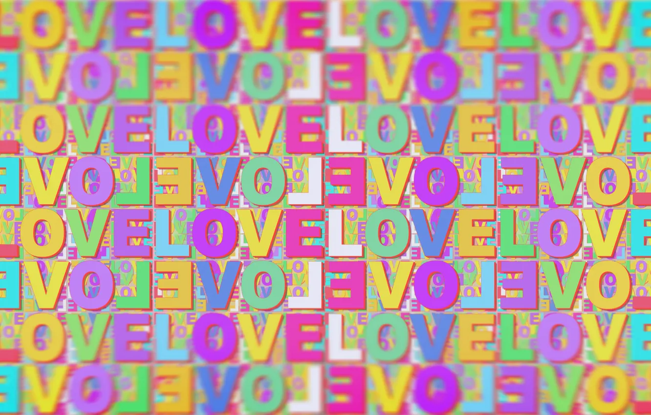 Photo wallpaper love, text, letters, love, the word
