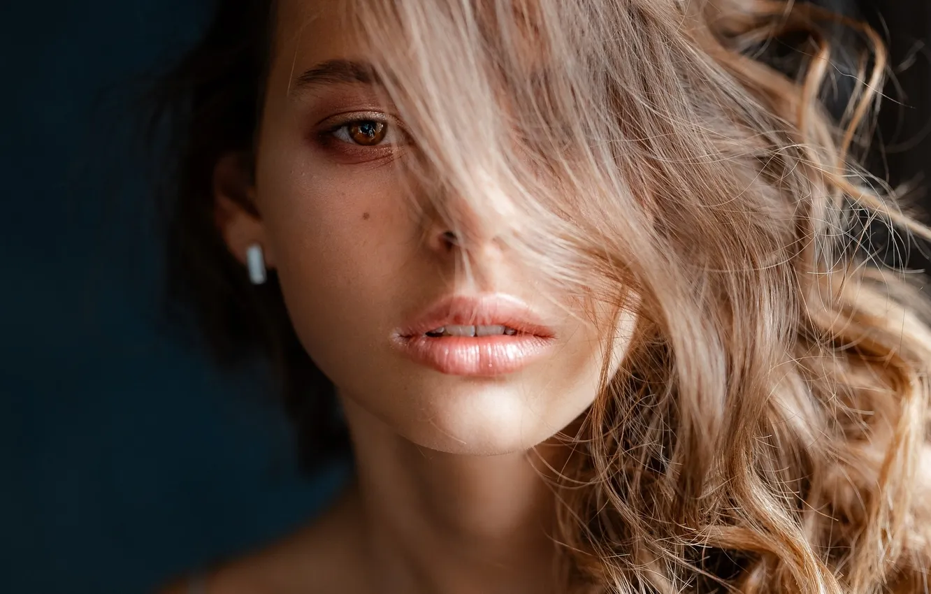 Photo wallpaper look, girl, model, portrait, Pavel Ermakov
