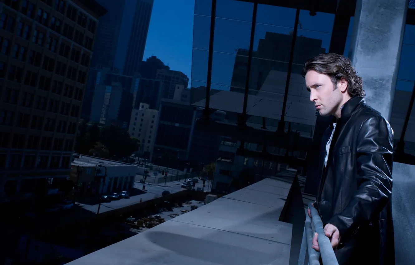 Photo wallpaper actor, moonlight, Alex O'Loughlin