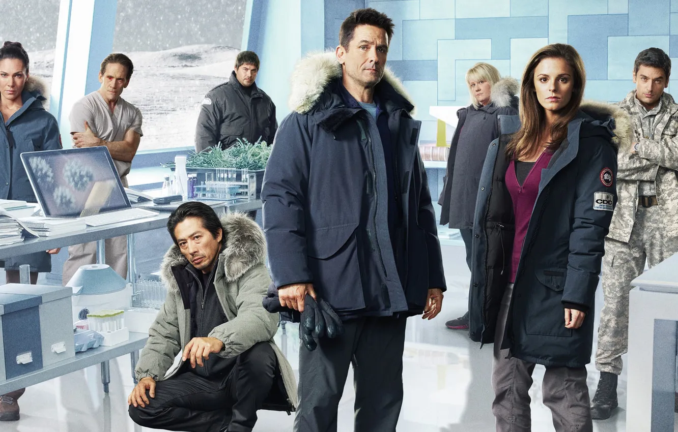 Photo wallpaper fiction, spiral, the series, Thriller, Helix, scientific