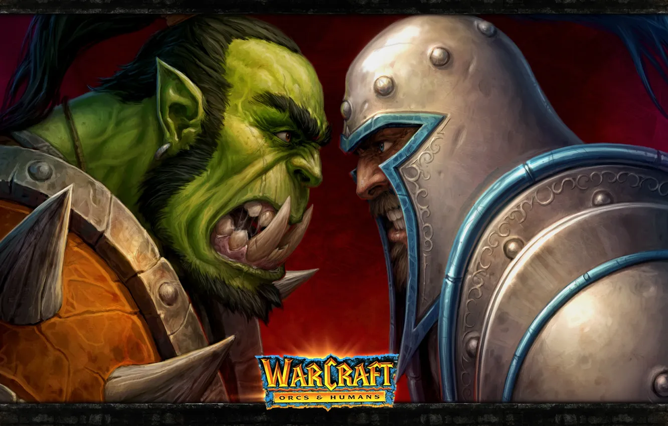 Photo wallpaper people, Orc, wow, world of warcraft, orcs and humans