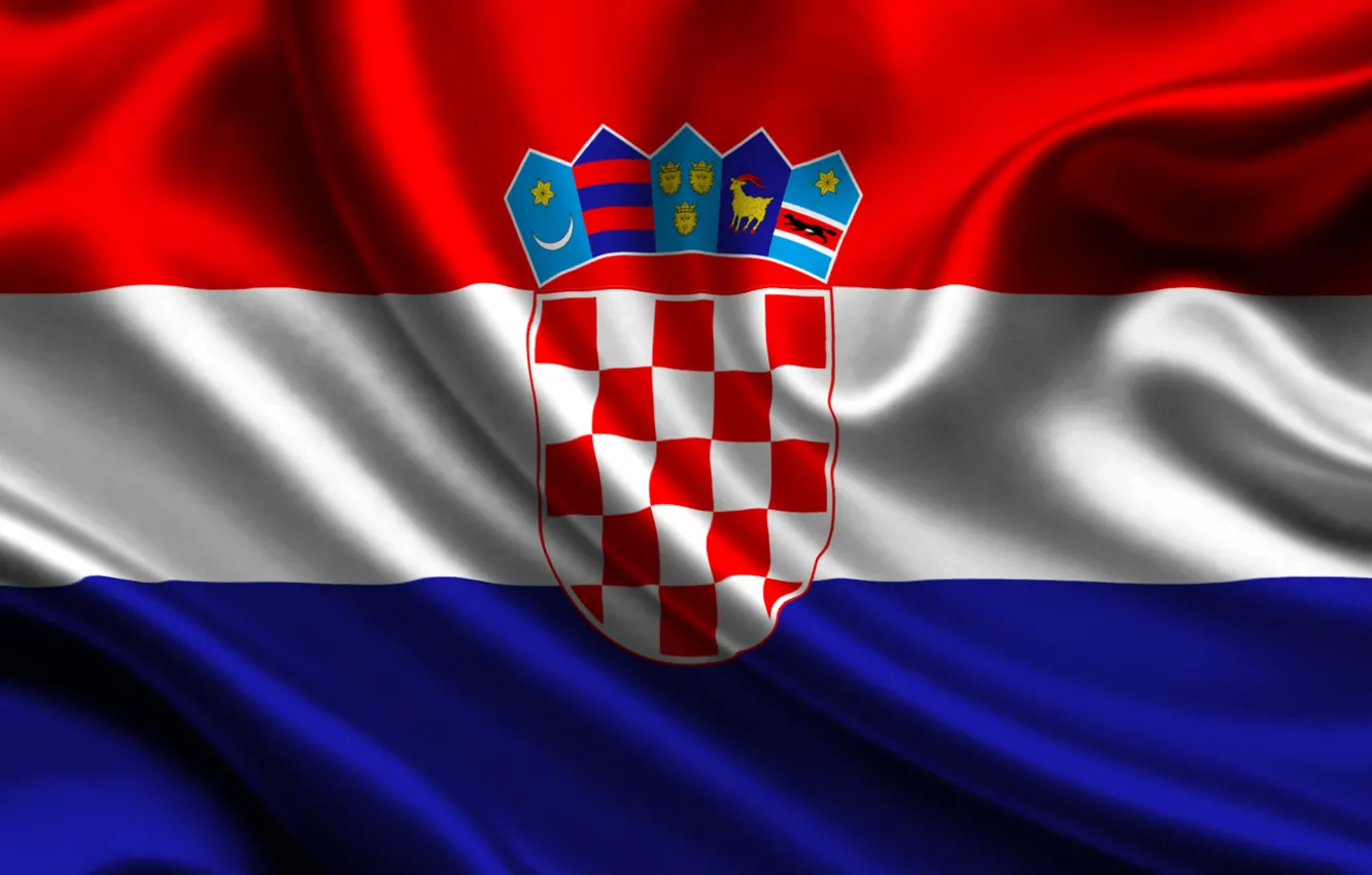 Photo wallpaper flag, Croatia, croatia
