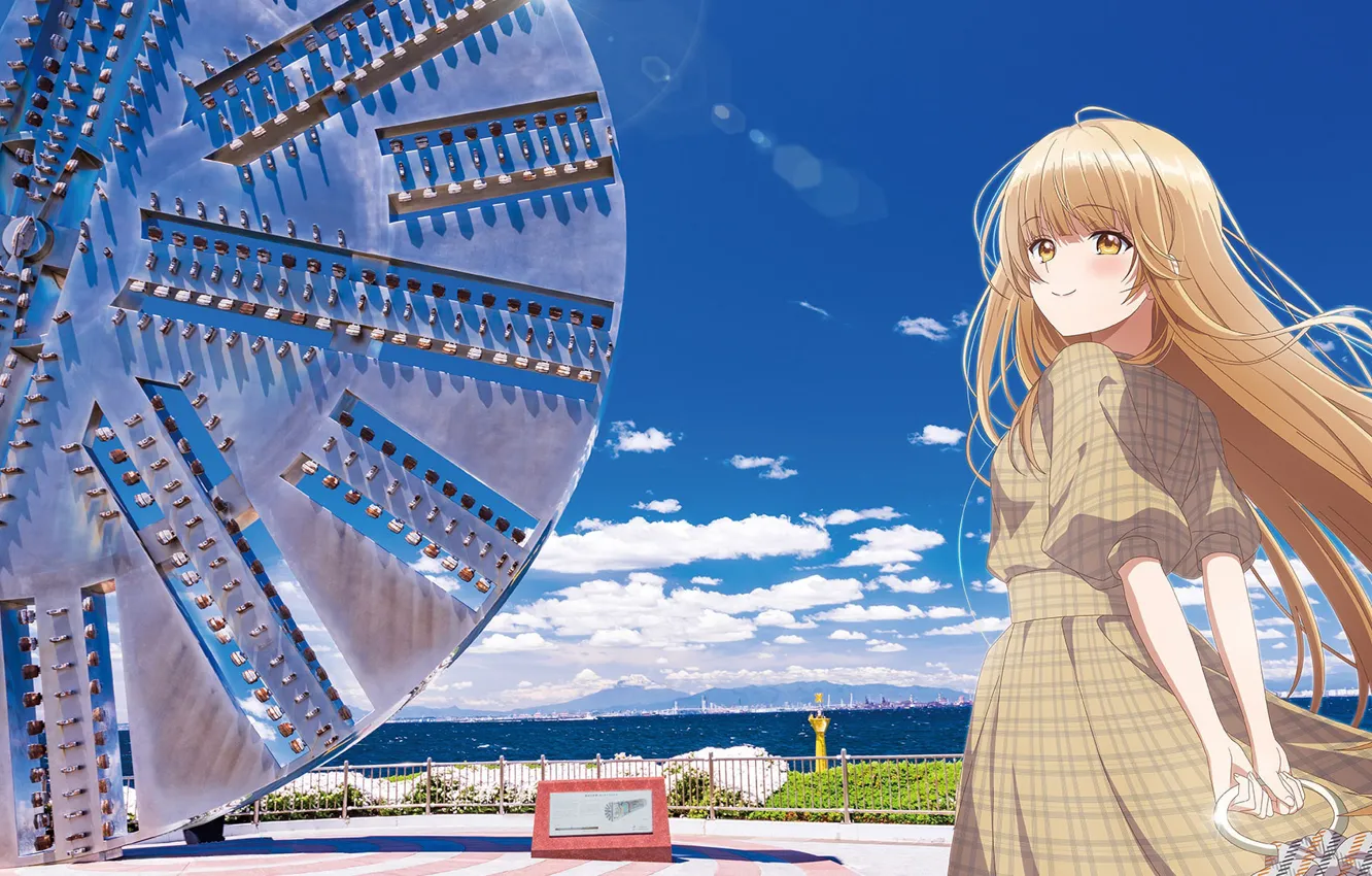 Photo wallpaper the sky, girl, Otonari no Tenshi-sama ni Itsunomanika Dame Ningen, Mahiru Shiina