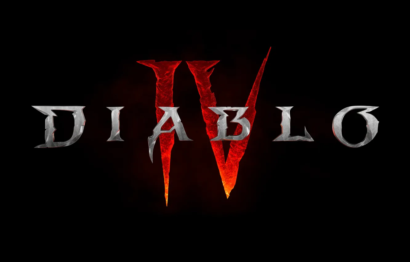 Photo wallpaper Logo, Logo, Blizzard, Fiction, Diablo, Game, Diablo, Blizzard Entertainment