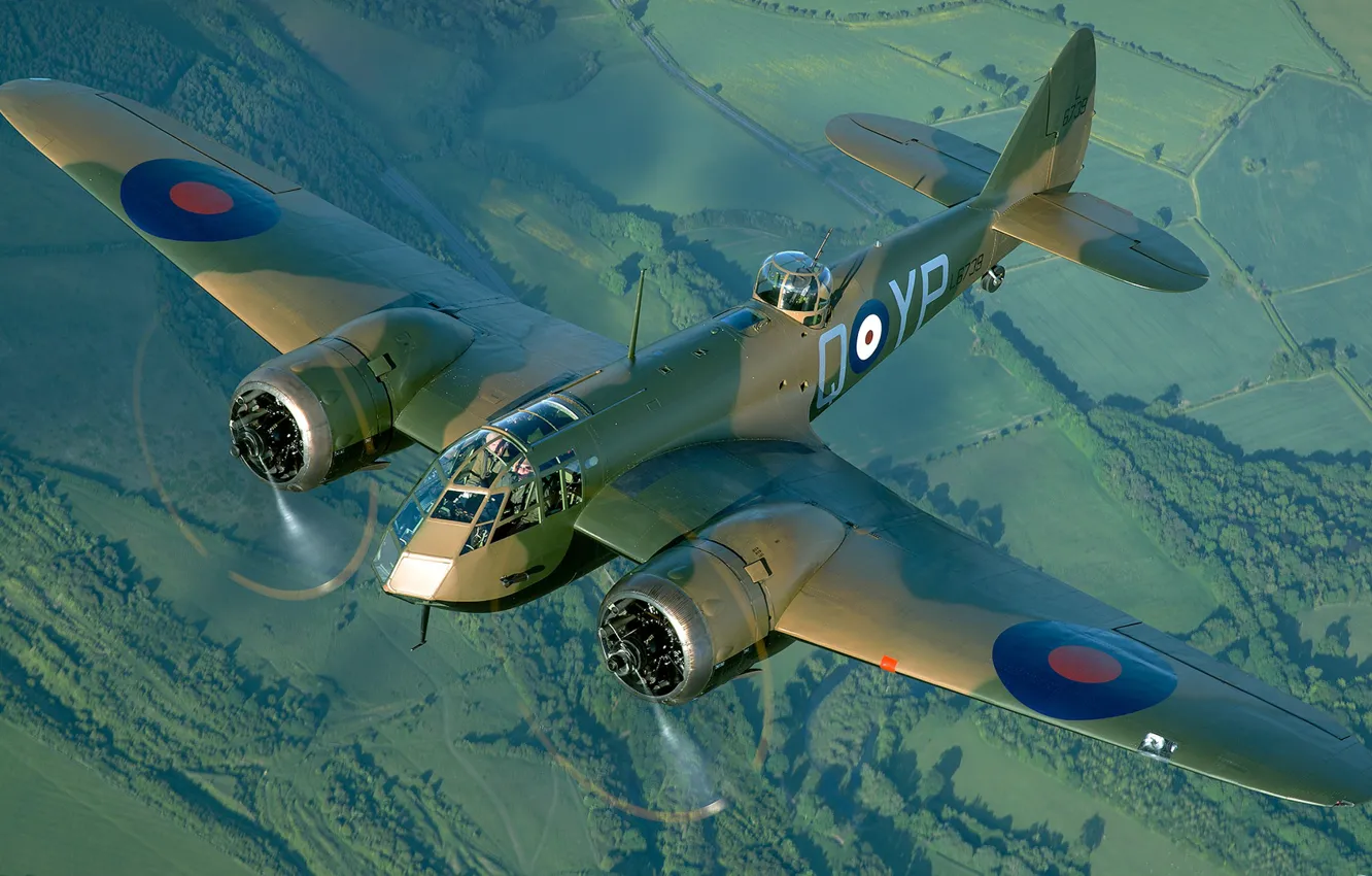 Photo wallpaper RAF, The Second World War, Bristol Blenheim, Bristol Blenheim Mk.I, Light bomber