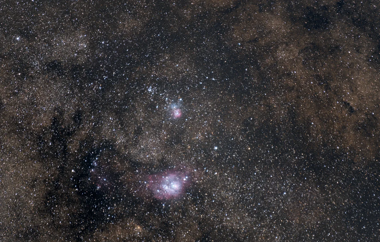 Photo wallpaper Laguna, Nebula, in the constellation, Sagittarius