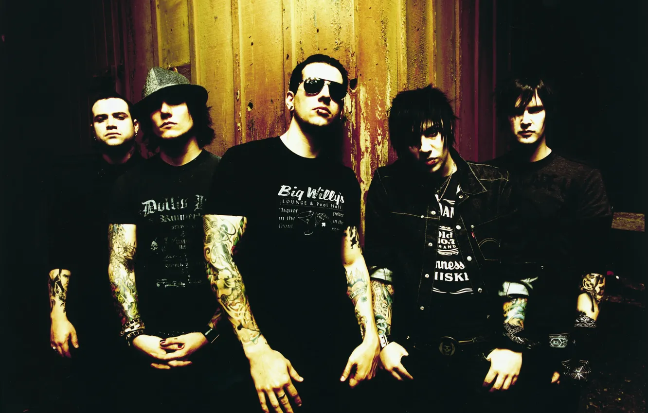 Photo wallpaper Music, metalcore, Avenged Sevenfold, Zacky Vengeance, M. Shadows, Johnny Christ, Synyster Gates, hard rock