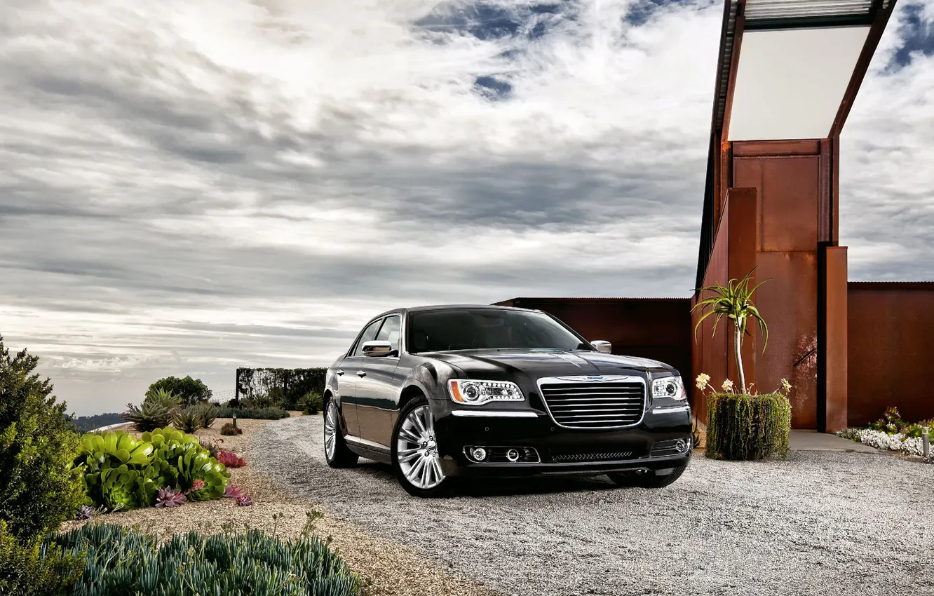 Photo wallpaper black, the concept, Chrysler