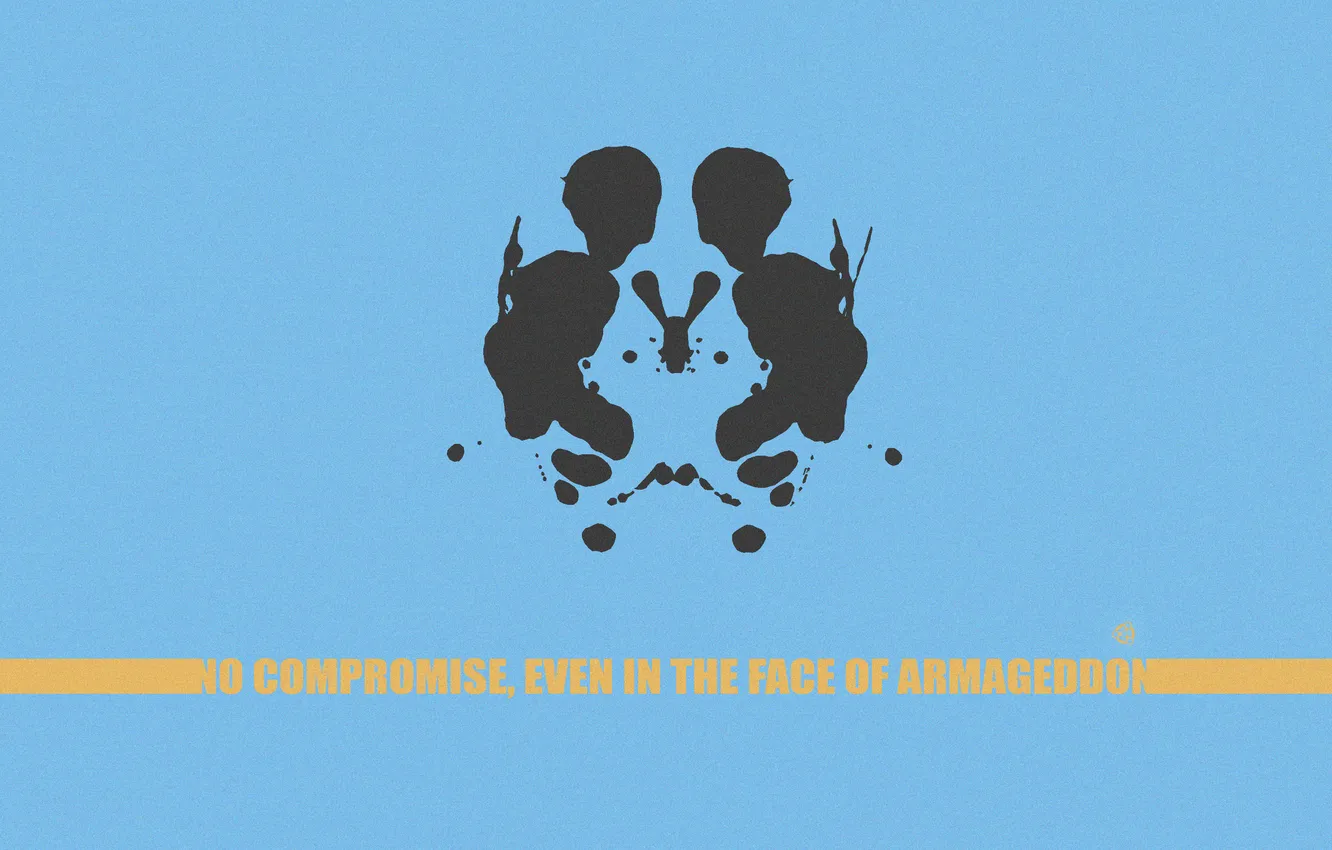 Photo wallpaper Keepers, Rorschach, nomane world