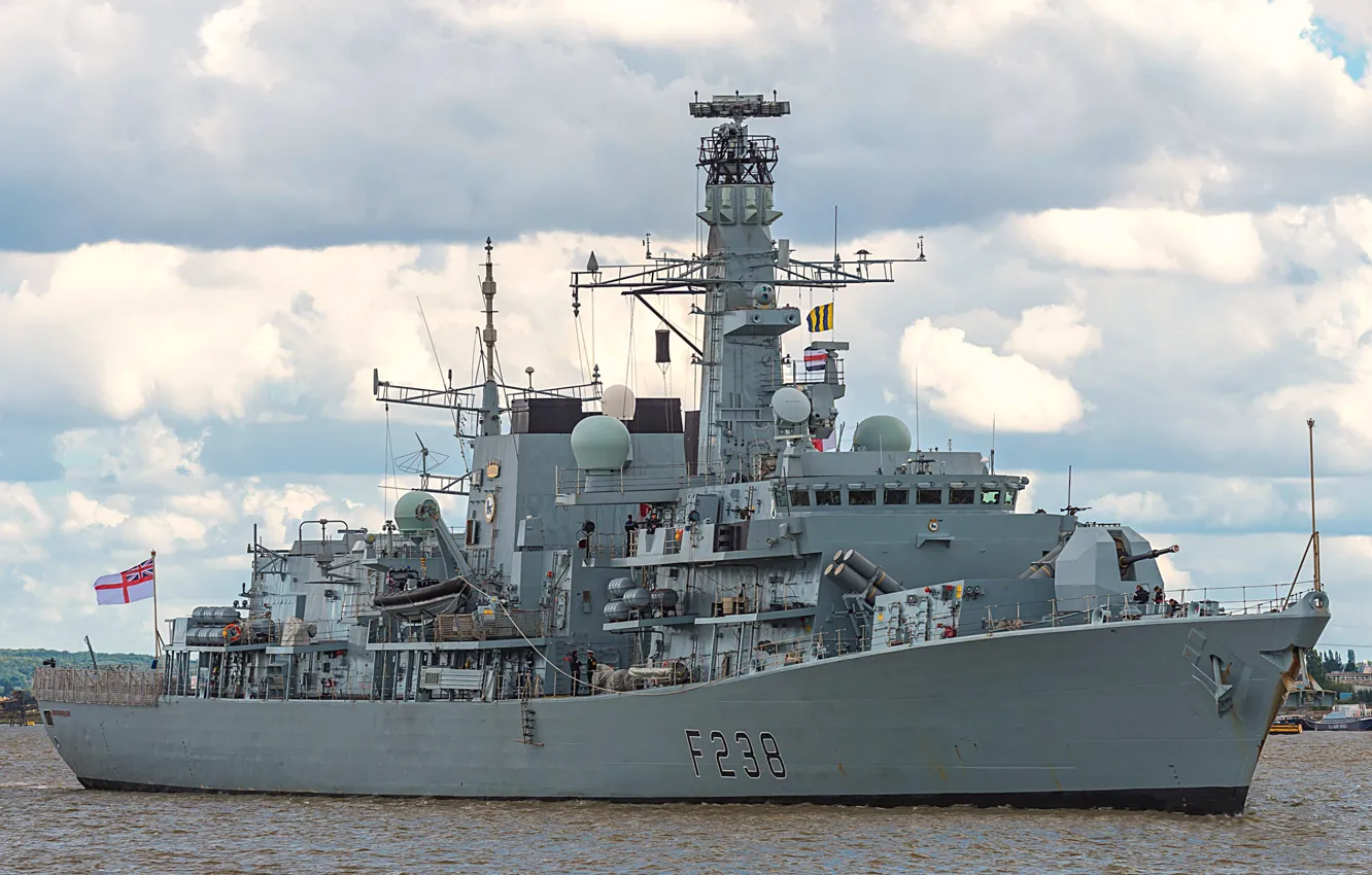 Photo wallpaper England, frigate, HMS Northumberland