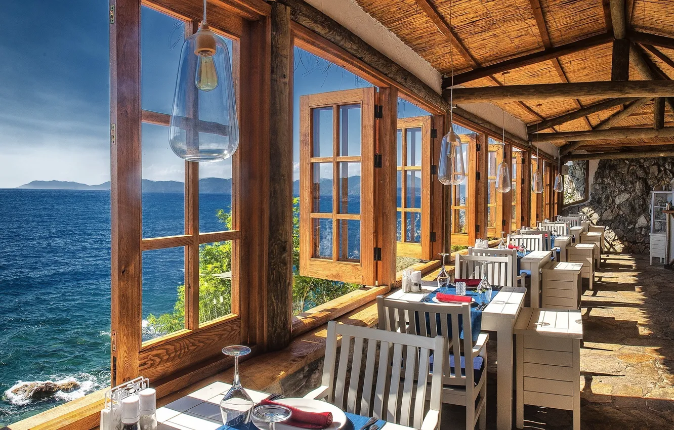 Photo wallpaper design, style, interior, restaurant, the hotel, resort