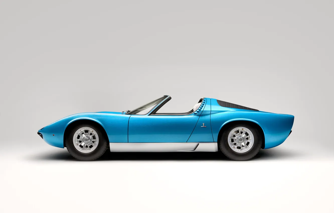 Photo wallpaper Lamborghini, Classic, Miura, 1968, Classic car, Lamborghini Miura, Lamborghini Miura Roadster