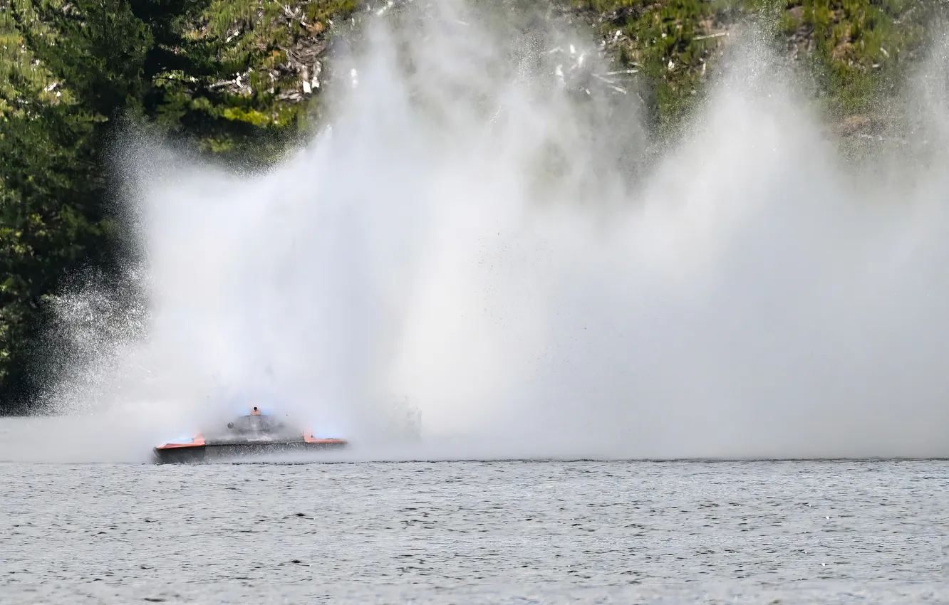 Photo wallpaper race, boat, speed