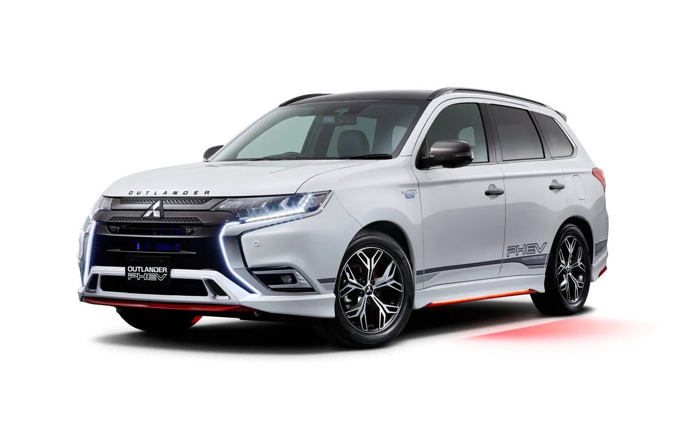 Photo wallpaper Mitsubishi, crossover, JP-spec, Outlander, PHEV, Accessorized, 2019