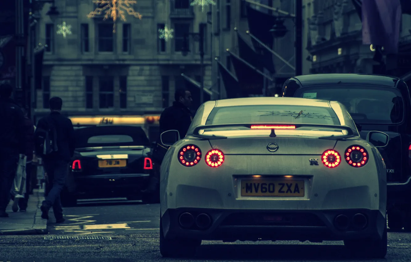 Photo wallpaper Nissan GT-R, Nissan R35, gt-r r35