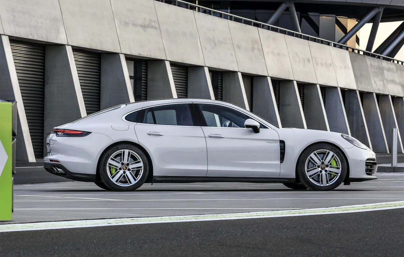 Photo wallpaper Porsche, Panamera, in profile, 2021, Panamera 4S E-Hybrid