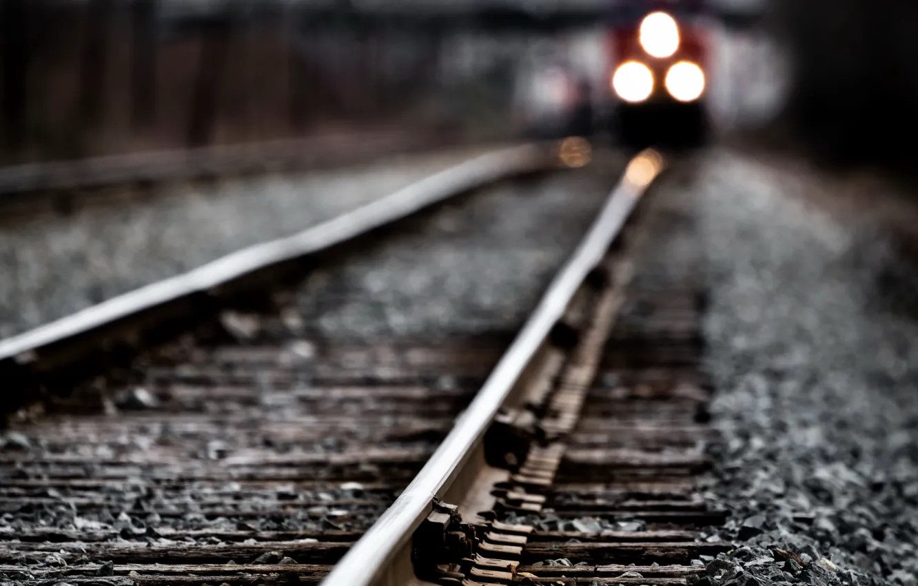 Photo wallpaper background, train, railroad