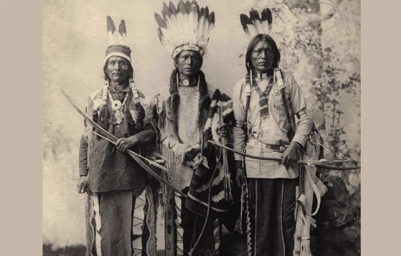 Photo wallpaper american, indian, native americans, schiefs, american indian schiefs