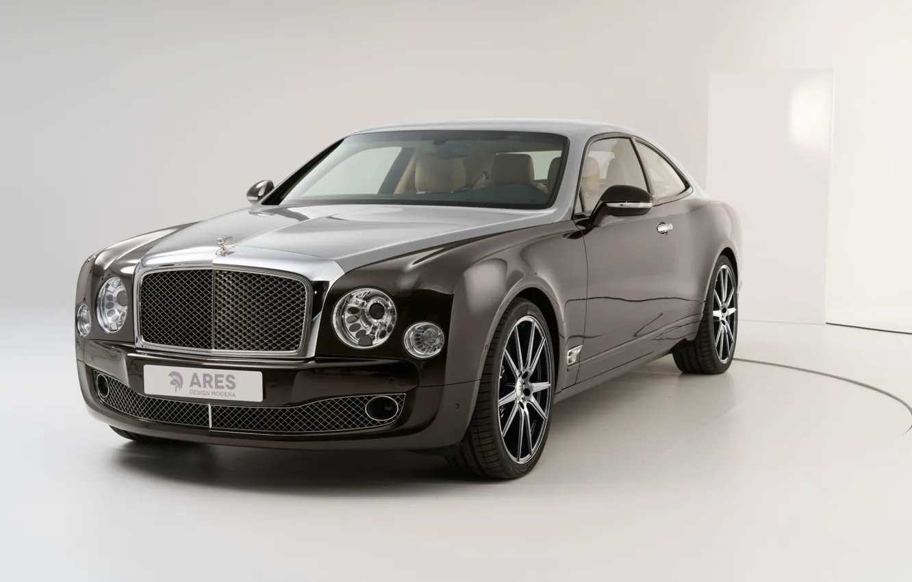 Photo wallpaper Bentley, Bentley, Coupe, Coupe, Front, Front view, Mulsan, Mulsanne