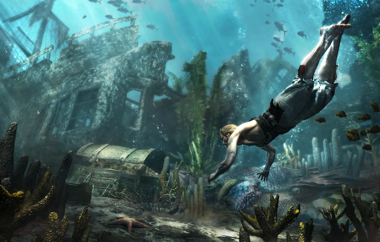 Photo wallpaper the game, game, 2013, Assassin's Creed 4: Black Flag