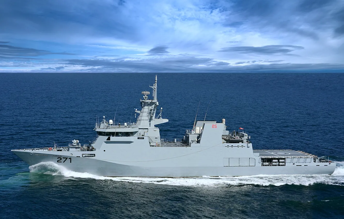 Photo wallpaper Corvette, Pakistan, patrol ship, PNS Yarmook