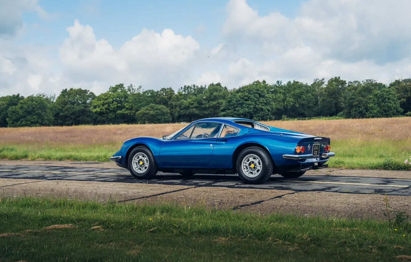 Photo wallpaper Ferrari, 1973, Dino, Ferrari Dino 246 GT