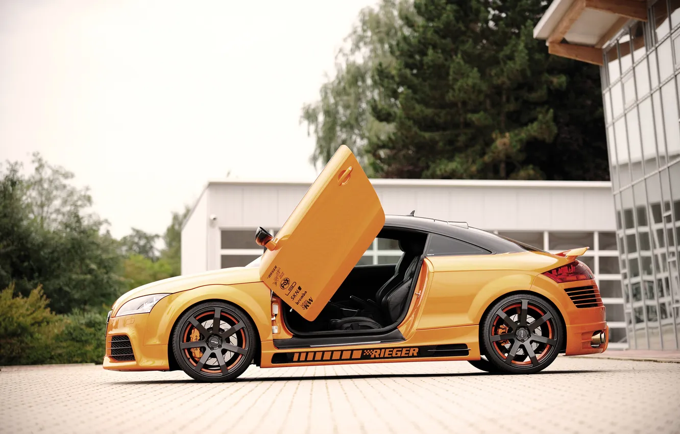 Photo wallpaper car, machine, tuning, 2999x2000, 2011 Rieger Audi TT 8J