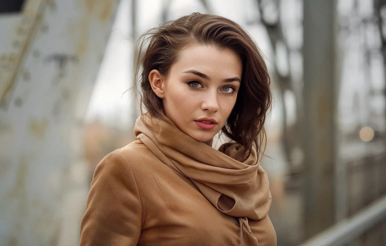 Photo wallpaper look, girl, portrait, beautiful, Denis Lytkin
