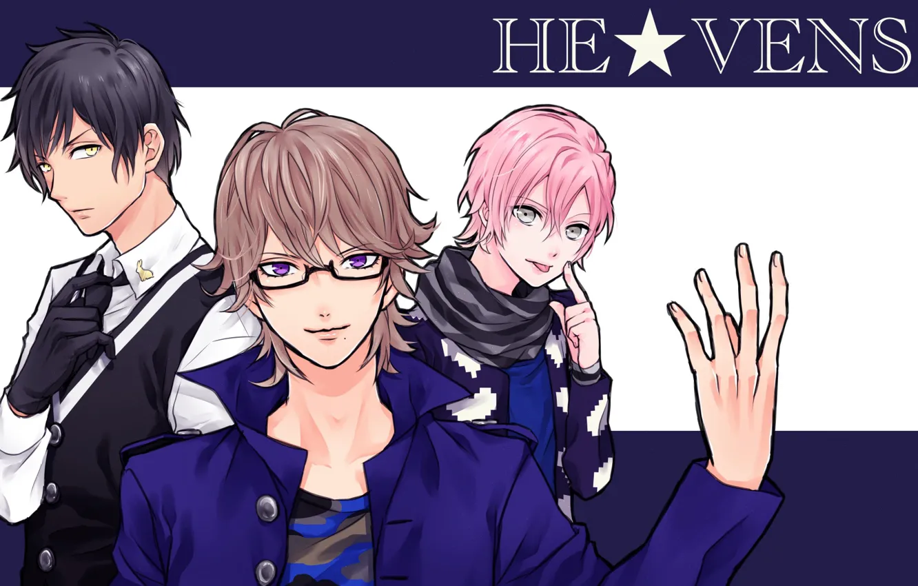 Photo wallpaper group, art, guy, Uta no prince-sama, Singing princes