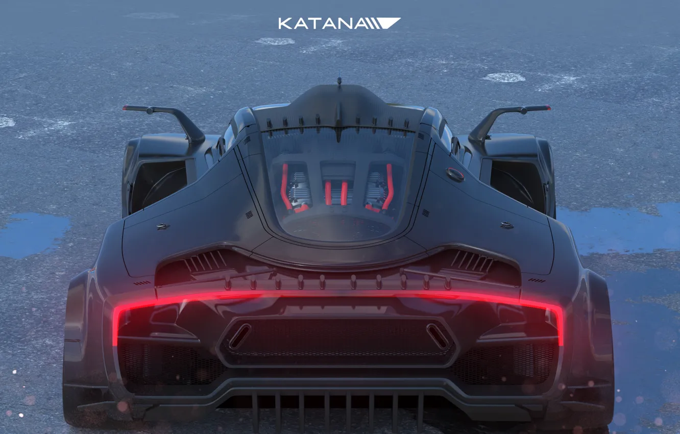 Photo wallpaper car, back, Katana 1.1, back top