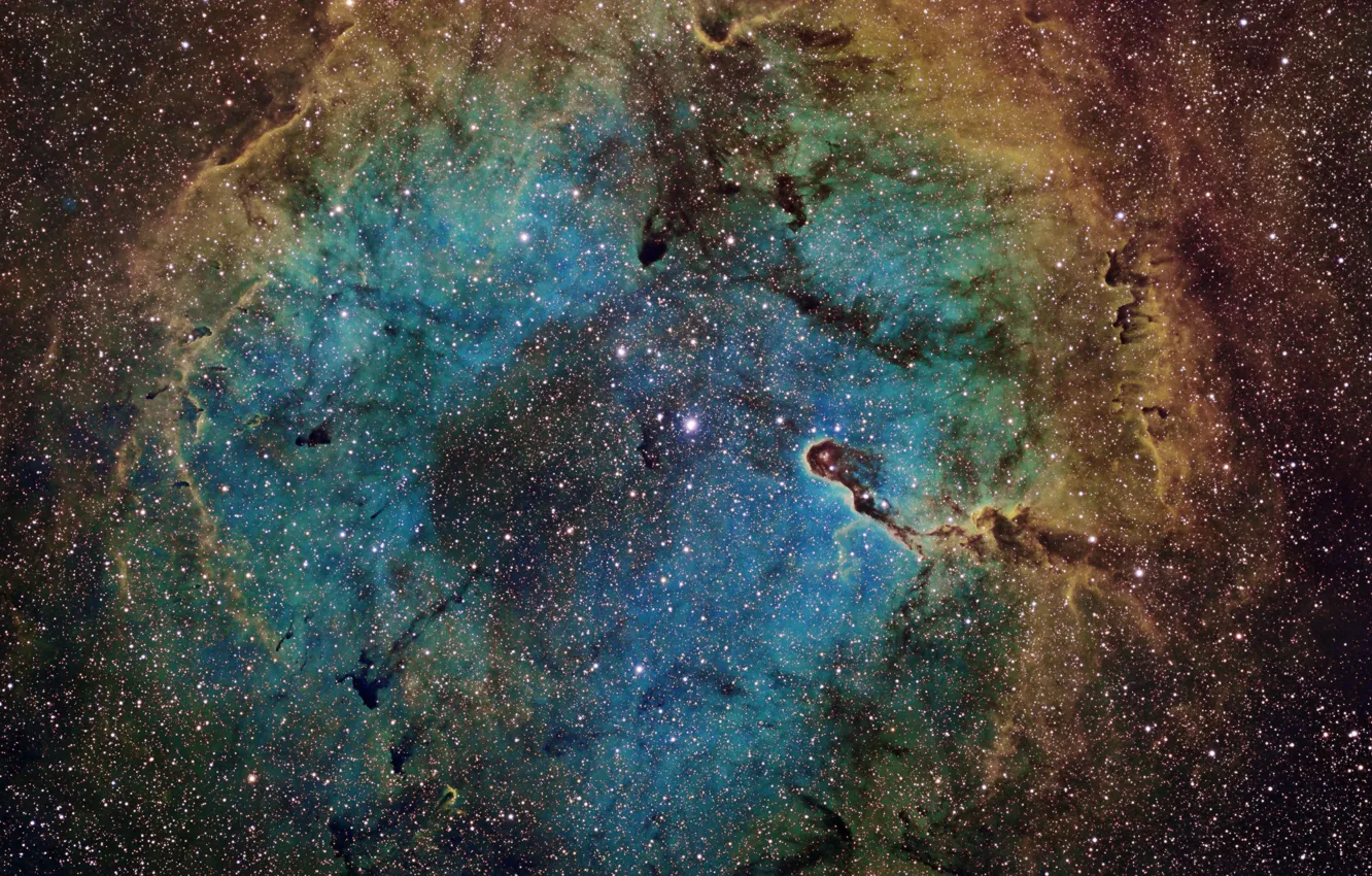 Photo wallpaper stars, nebula, the universe
