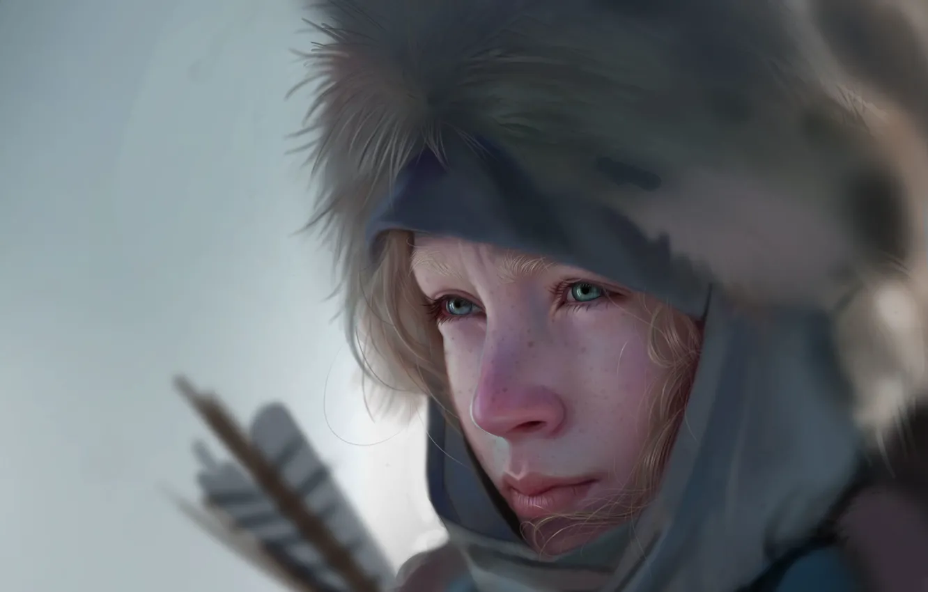 Photo wallpaper girl, face, the film, art, arrows, Saoirse Ronan, Saoirse Ronan, Hannah