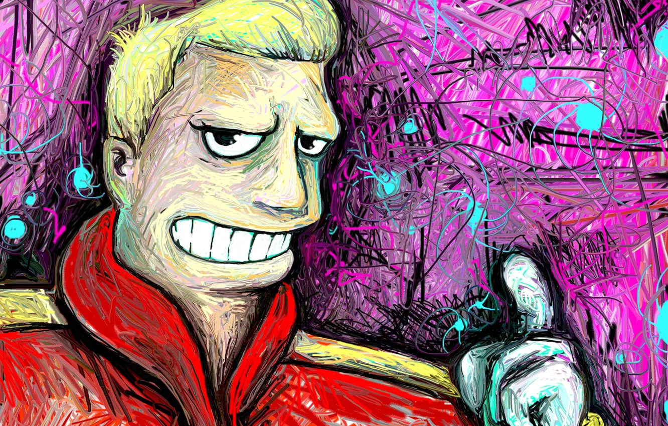 Photo wallpaper Wallpaper, Futurama, zapp