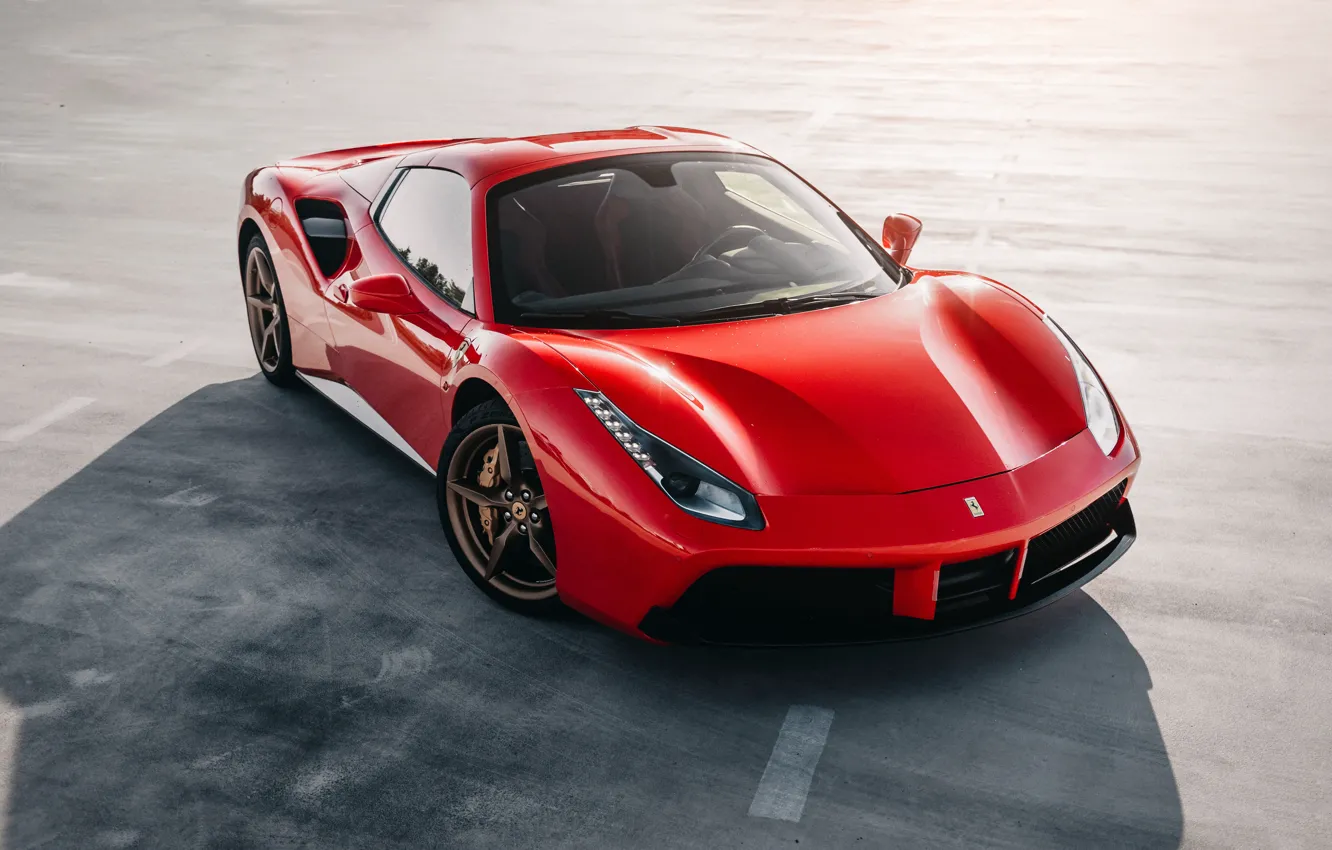 Photo wallpaper Ferrari, sportscar, Hypercar, 488 GTB, Martin Katler