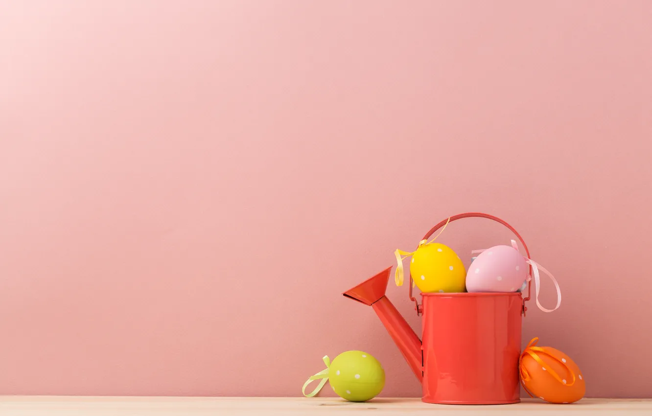 Photo wallpaper holiday, eggs, Easter, lake