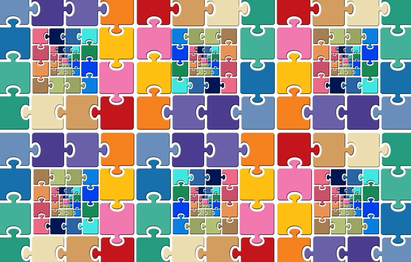 Photo wallpaper puzzles, color, puzzle