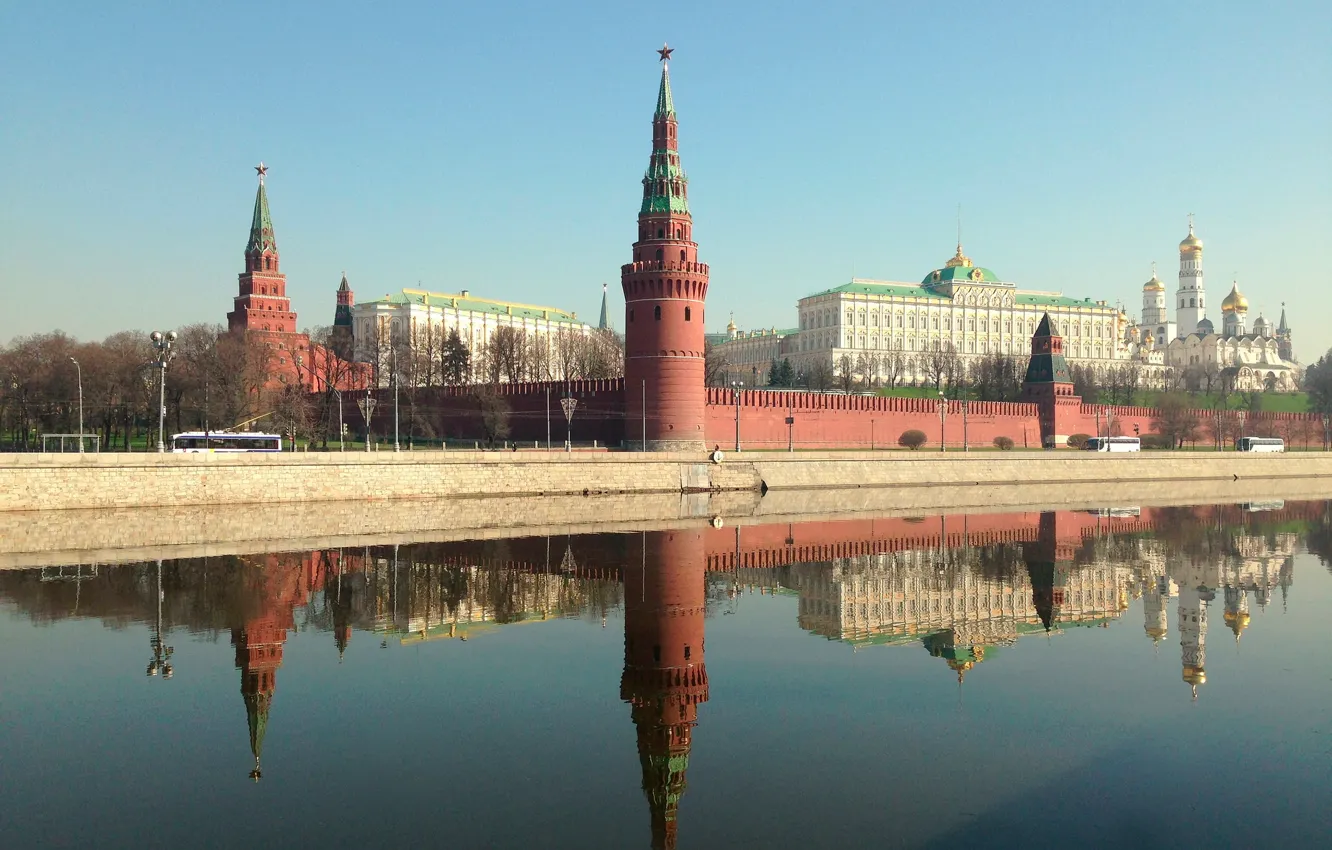 Photo wallpaper Moscow, the Kremlin, Russia, capital