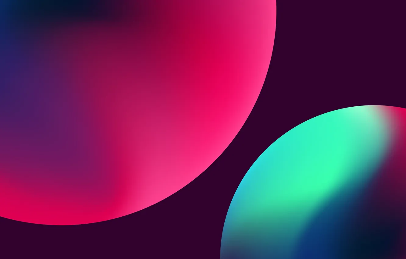 Photo wallpaper balls, paint, dark