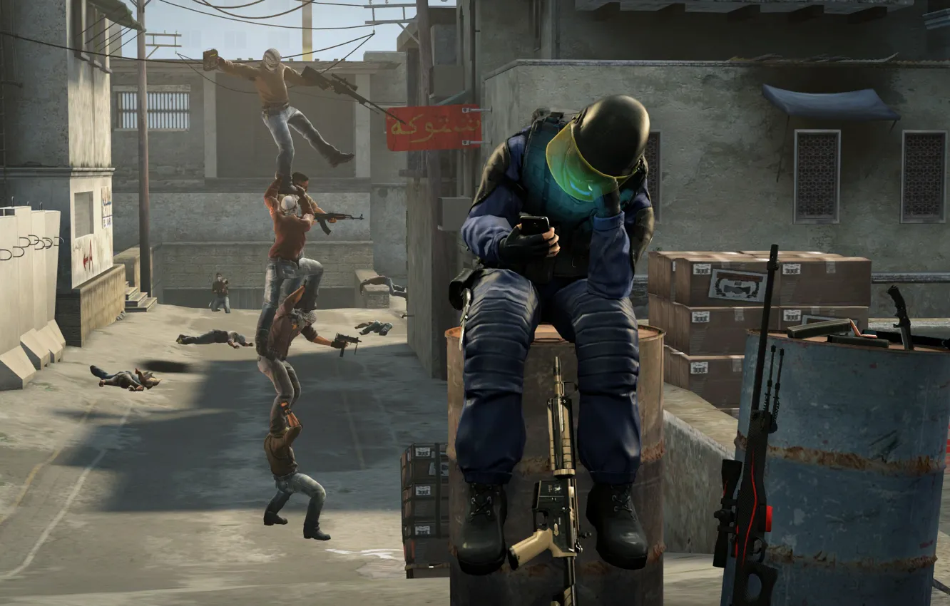 Photo wallpaper Valve, Counter-Strike, CS:GO, Global Offensive