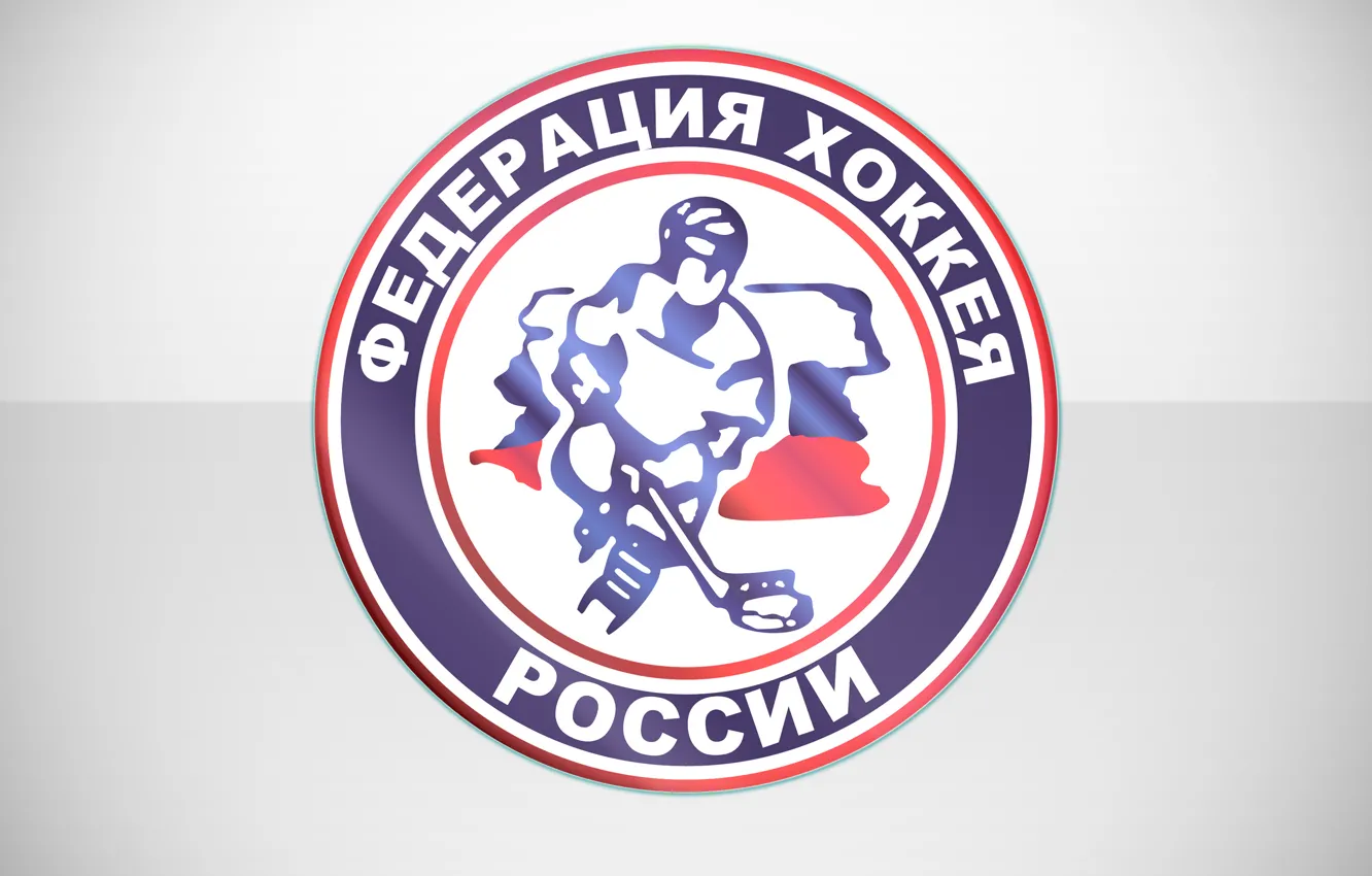 Photo wallpaper sport, logo, emblem, hockey, Russia, Federation