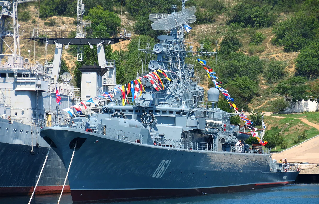 Photo wallpaper ship, Sevastopol, guard, 1135 project, Okay